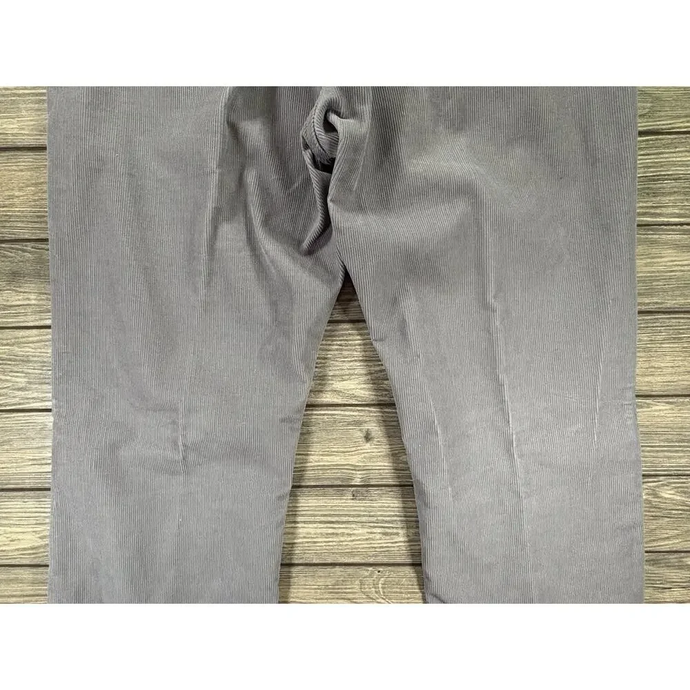 Vintage Roebucks Corduroy Pants Mens 38x32 Gray Tagged Made In USA Workwear
